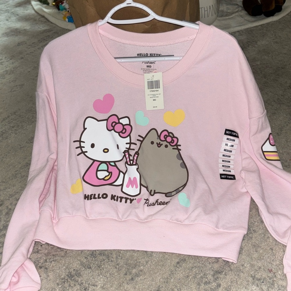 Hello kitty and pusheen sweater